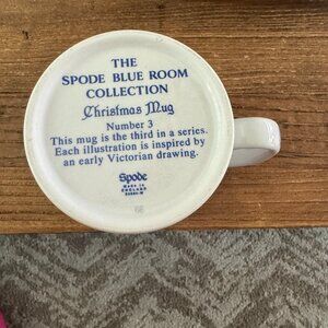 Spode Blue Room Collection Christmas Mug, Number 3